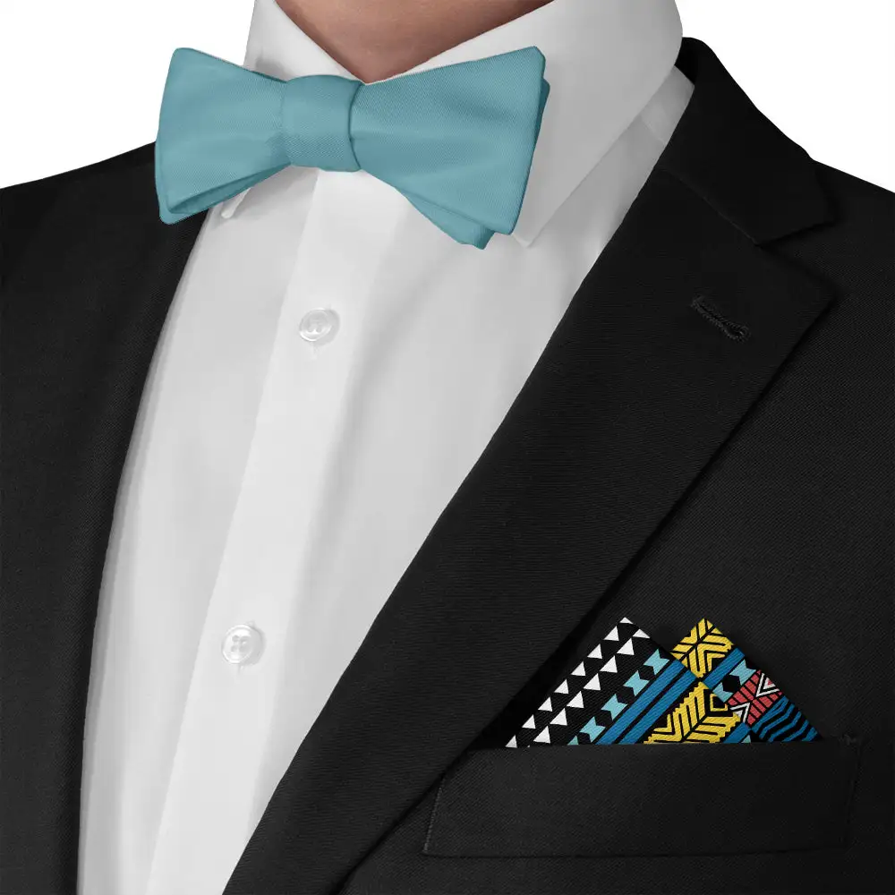 Modern Elegant Geometric Novelty Pocket Square