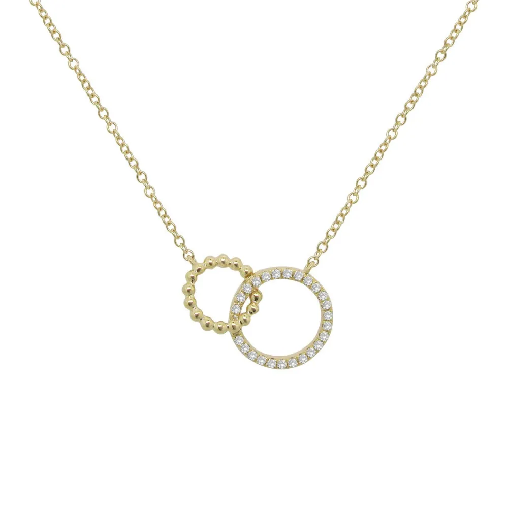 Contemporary Minimal Classic Diamond Necklace