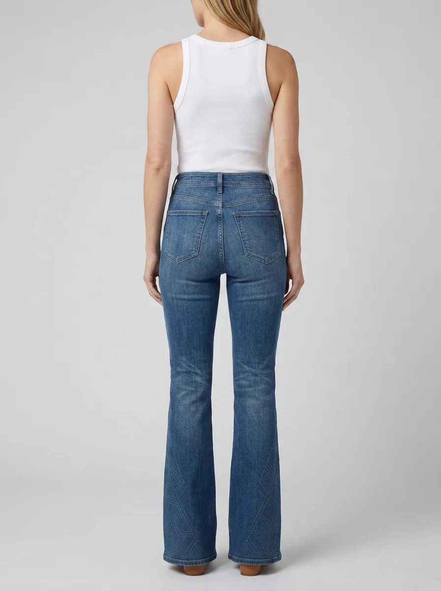 Women's High Waist Casual Denim Jeans