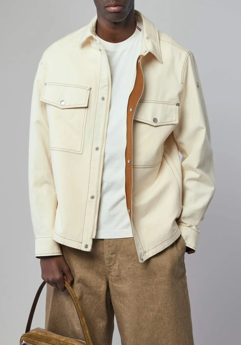 Padded Minimal Shirt Jacket
