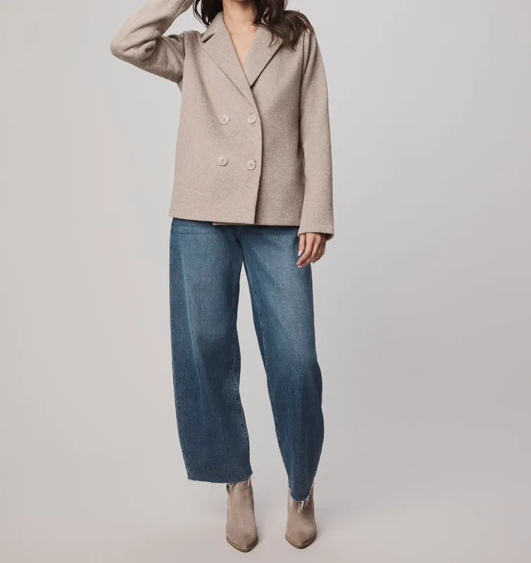 Balanced Cozy Draped Jacket