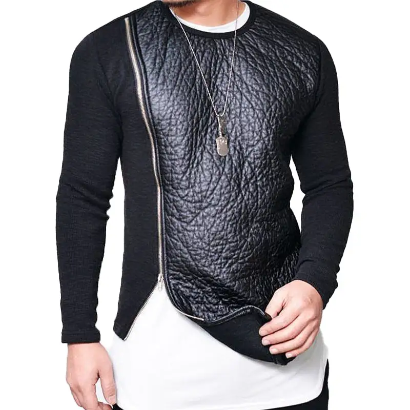 Washed Woven Trim Tee