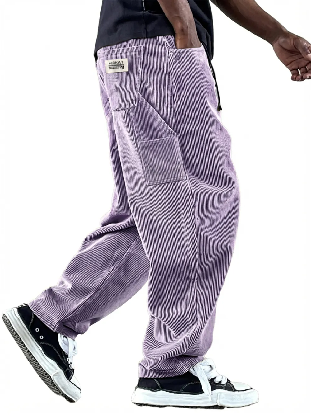Comfort Fit Corduroy Utility Pocket Trousers