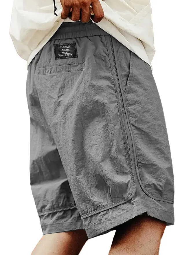 Seamed Detail Pocket Shorts