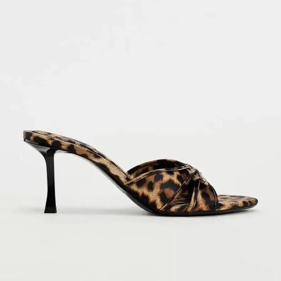 Bow Kitten Heel Sandals