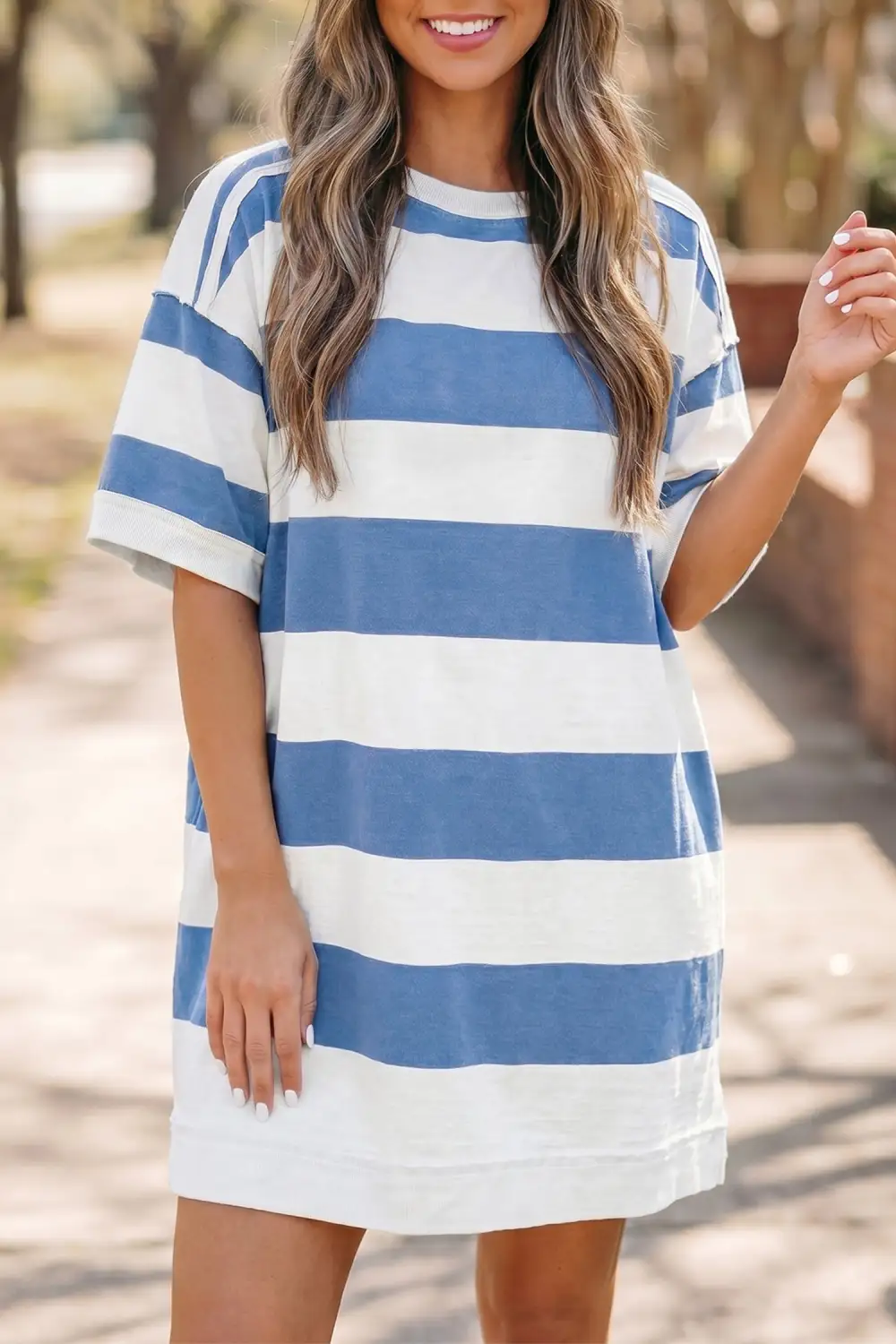 Women's Striped Casual Dress