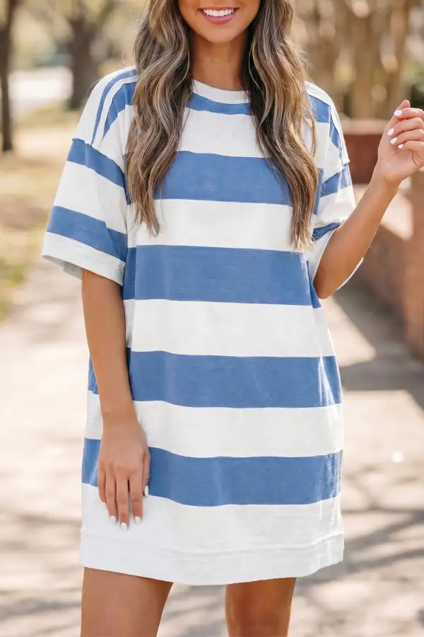 Women's Striped Casual Dress
