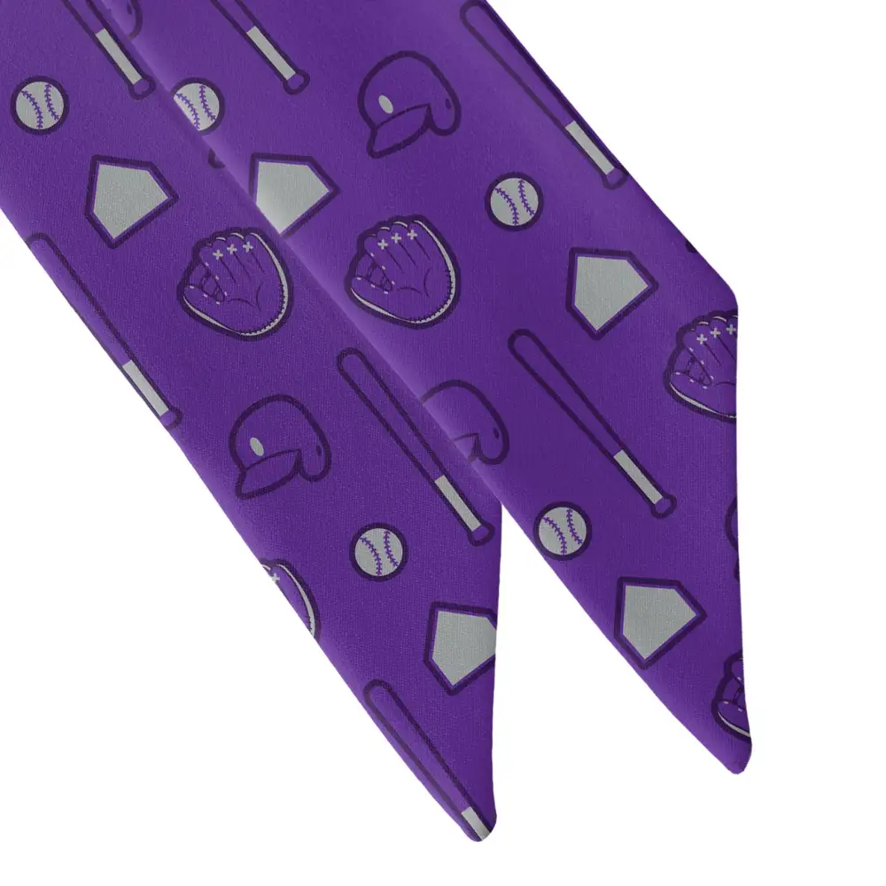 Bases Loaded Baseball Design Hair Scarf