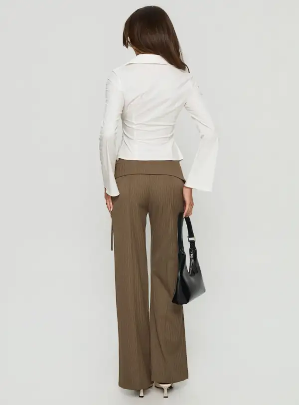 Cedrina Eyelet Straight Leg Pants