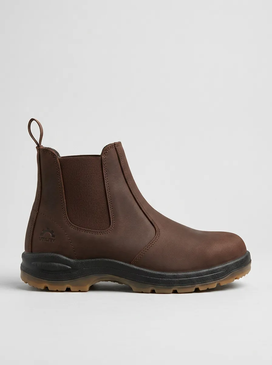 Unisex Chelsea Utility Work Boots