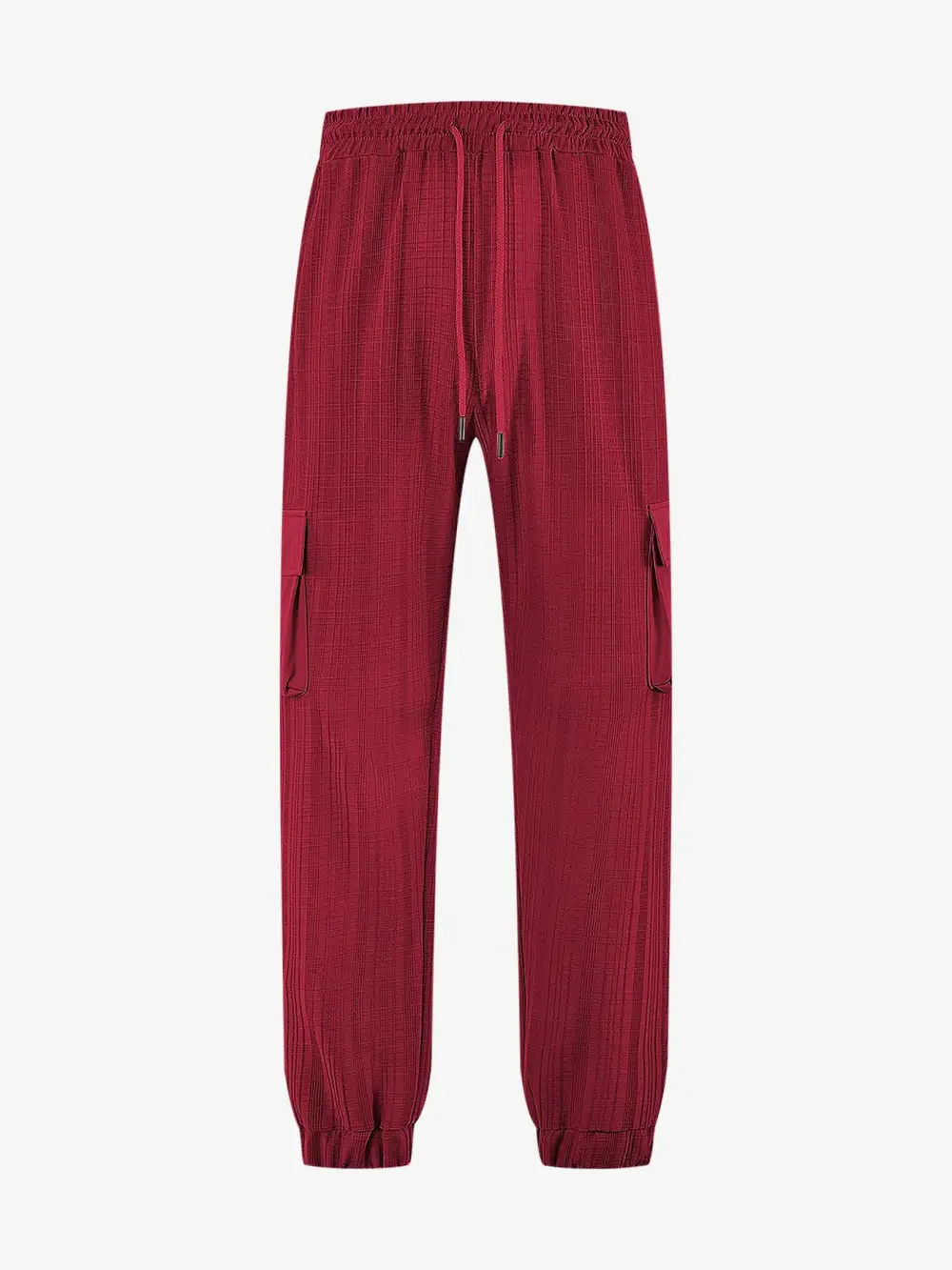 Men's Glencheck Cargo Pants Waistband Cargo Pants