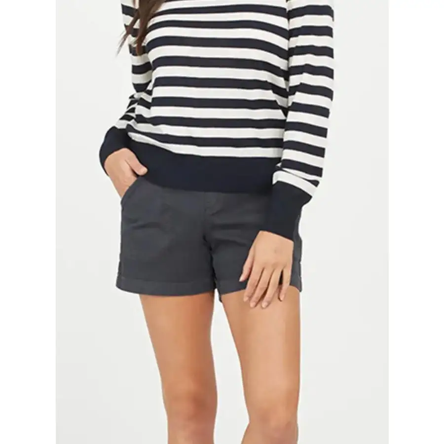 Pocketed Washed Denim Shorts
