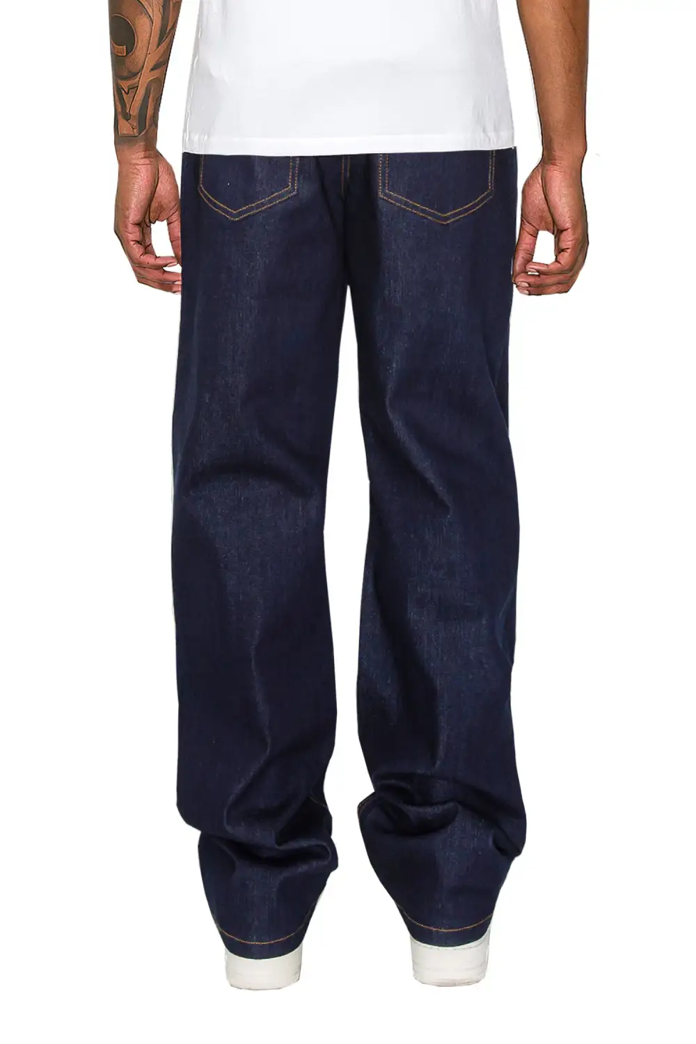 Men's Raw Baggy Denim Jeans
