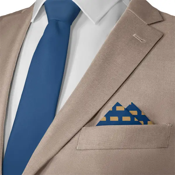 Neat Sleek Suit Pocket Square