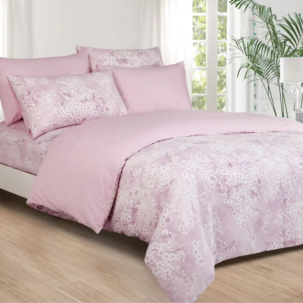 Calm Cotton Printed Complete Bedding Set