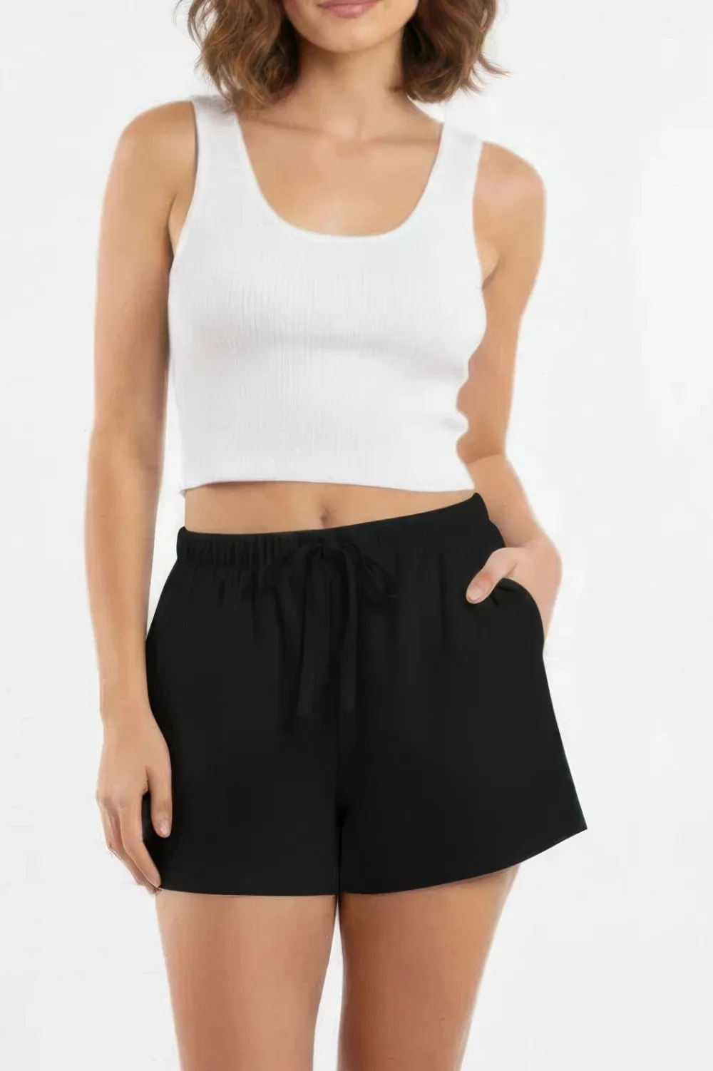 Refined Cotton Casual Shorts