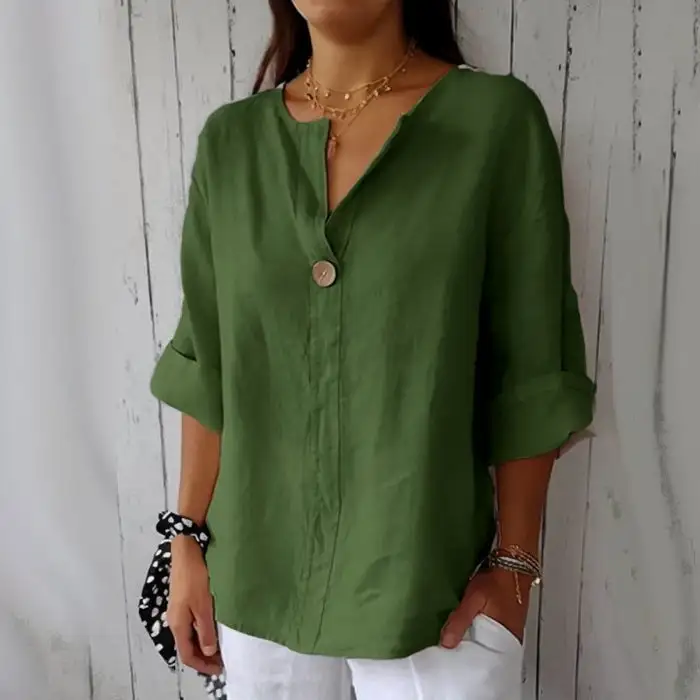  Casual Relaxed Fit Blouse