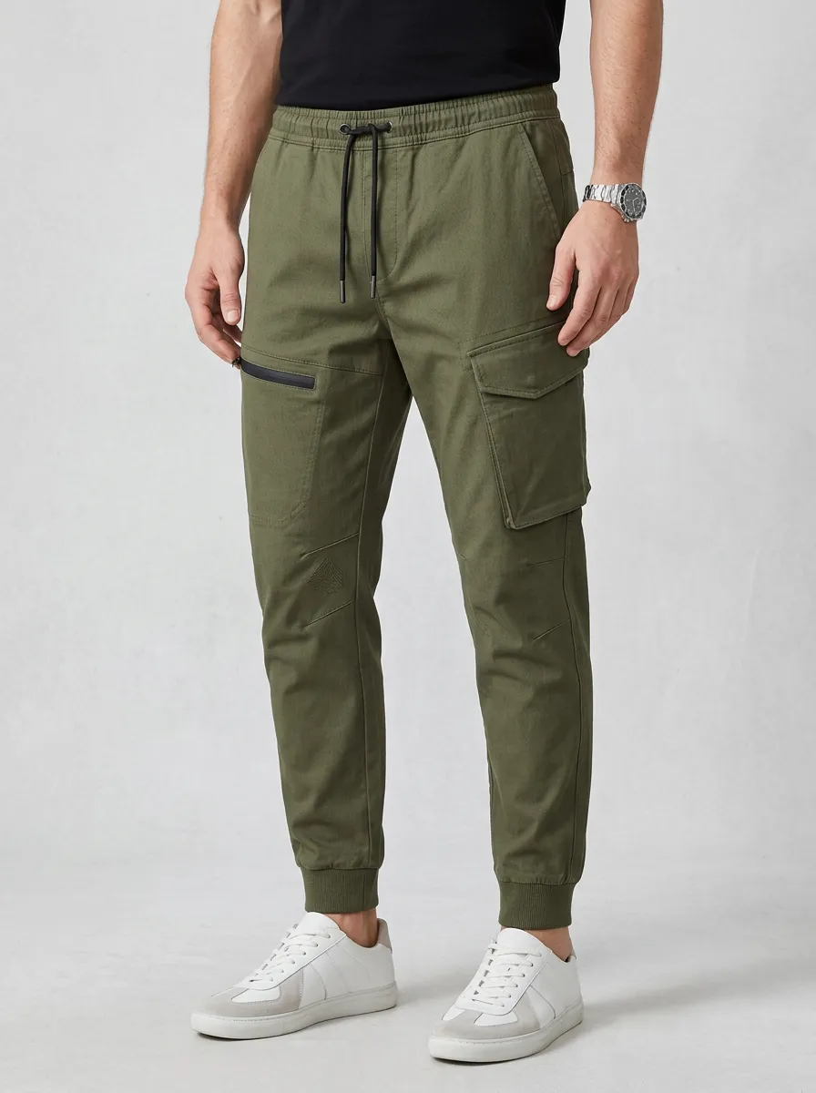 Weekend Heritage Look Men's Cargo Jogger Pants
