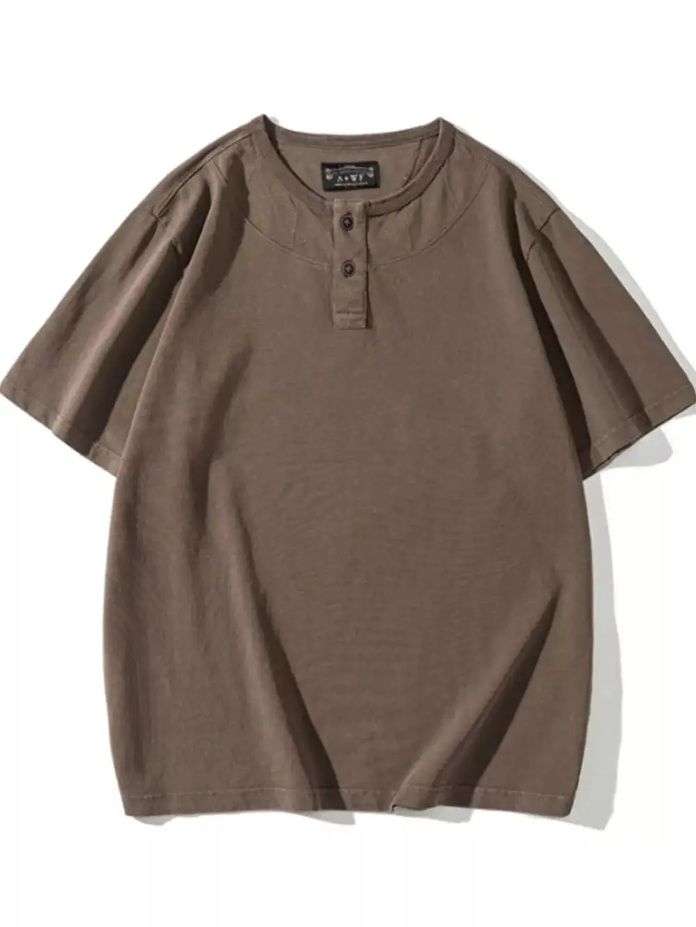 Smooth Round Neck Short Sleeve T-Shirt