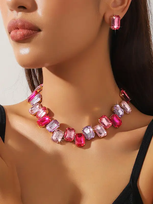 Crystal-Look Accent Earrings