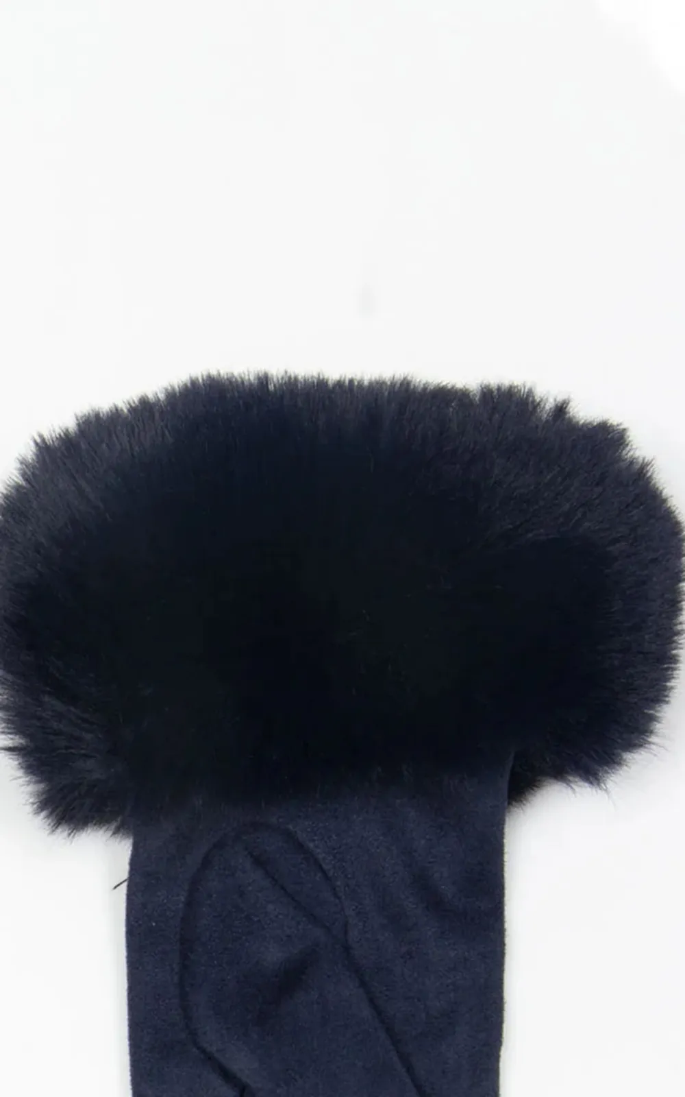 Fashionable And Exquisite Elastic Faux Suede Gloves