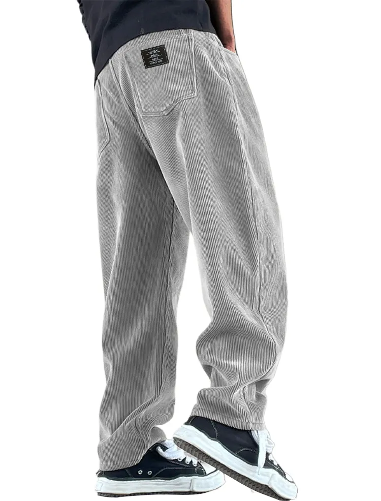 Relaxed Corduroy Utility Pocket Pants
