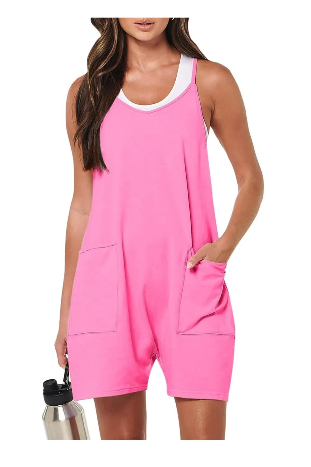 Solid Color Romper