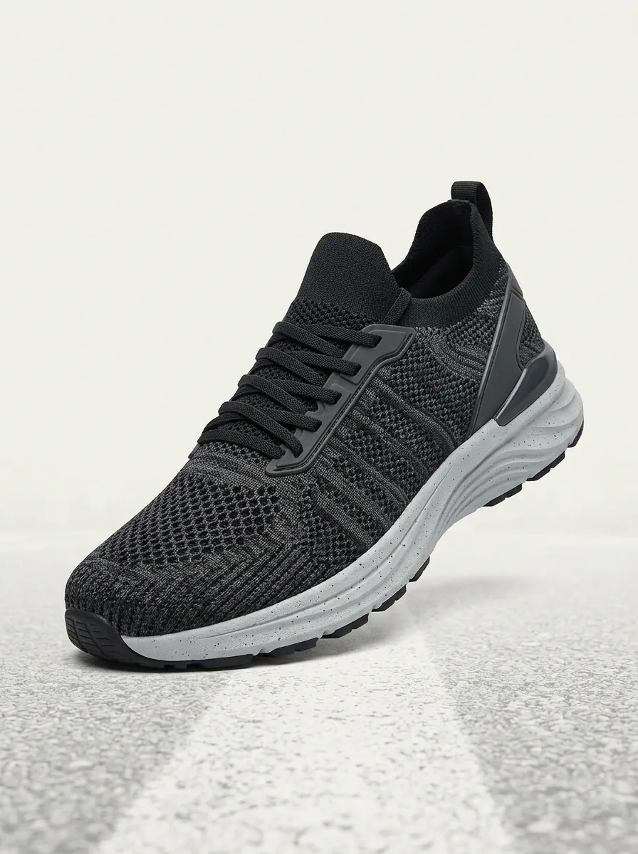 Men's Knit Mesh Athletic Sneakers