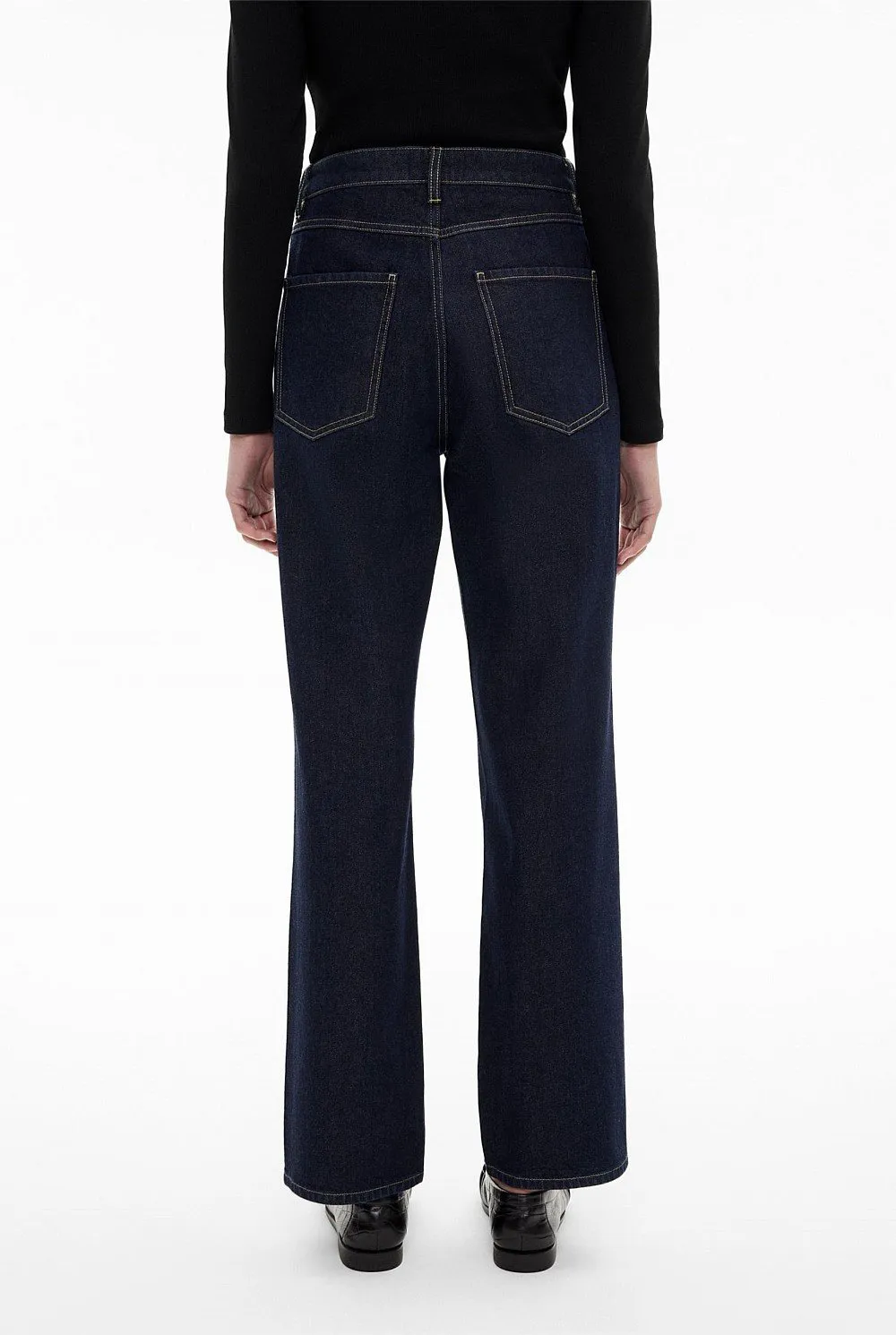 Retro Denim Long Pants