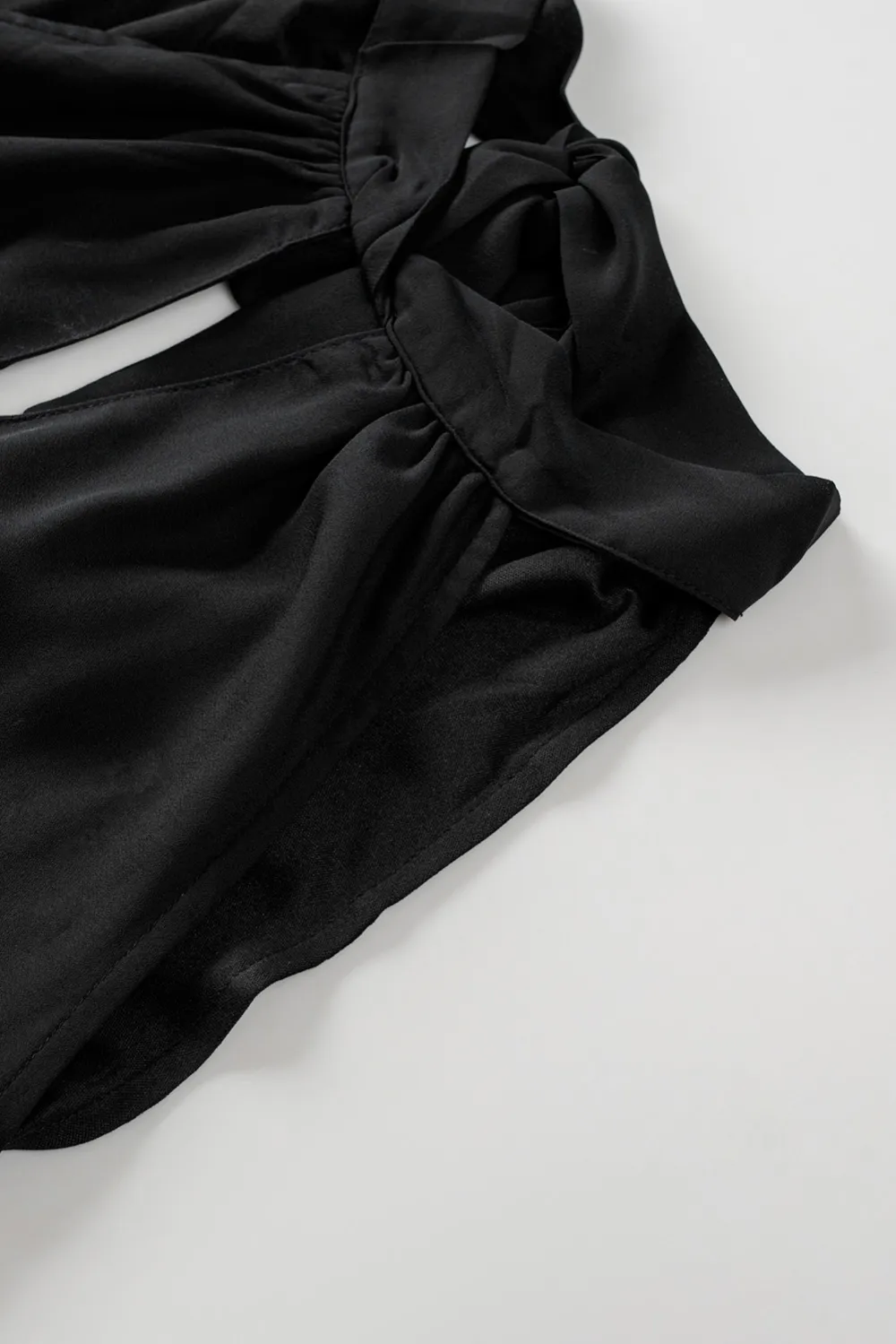 Black Keyhole Halter Neck Tank Top