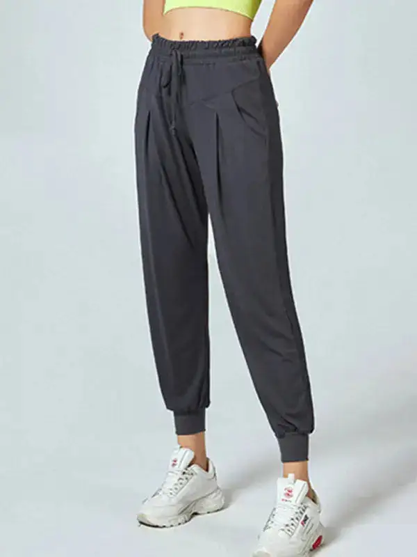 Quick Drying Loose Running Trousers Fitness Pants