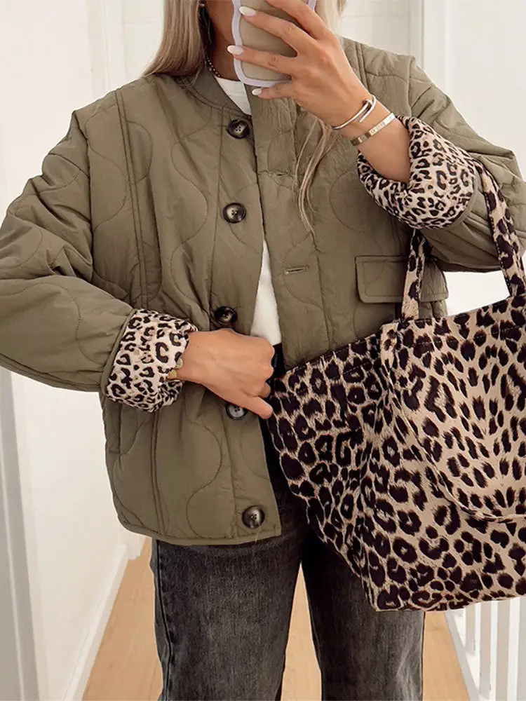 Leopard Print Everyday Coat
