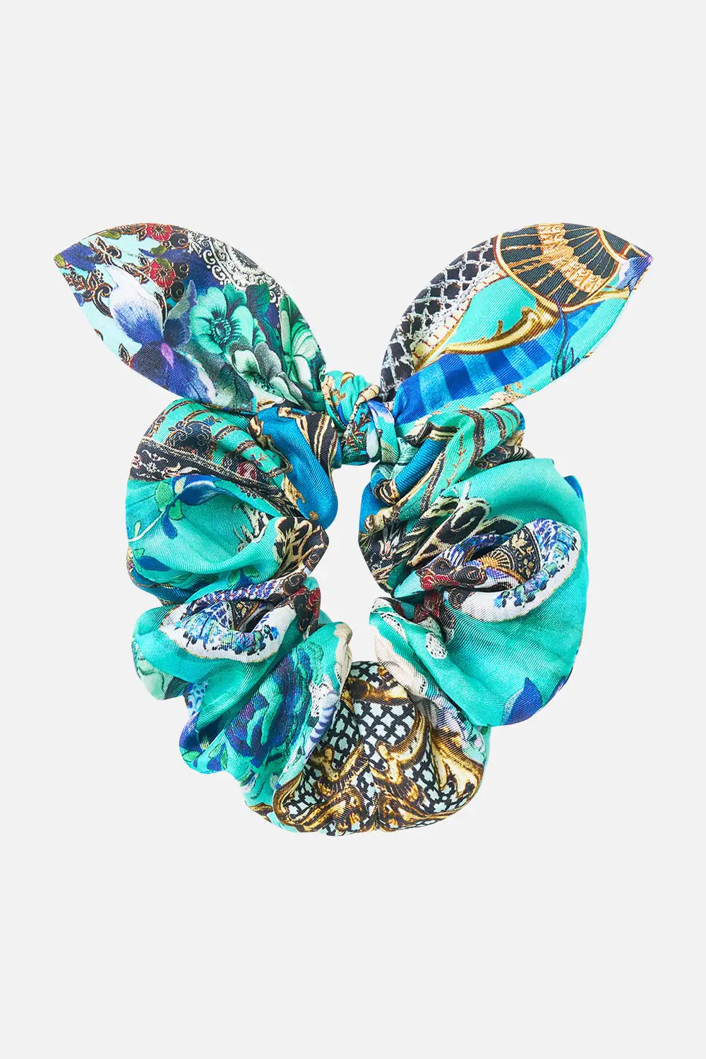 Printed Scrunchie with Tie