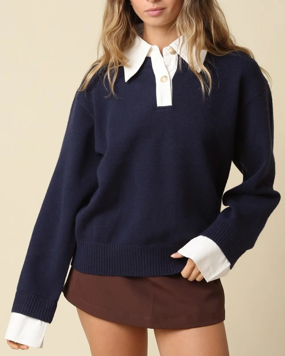 Alina Rugby Sweater