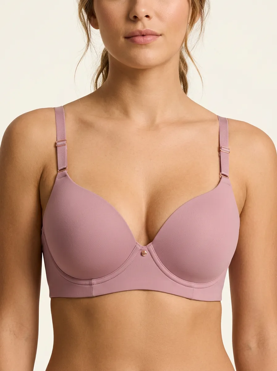 Women's Padded Underwire Seamless Contour-Cup Bra