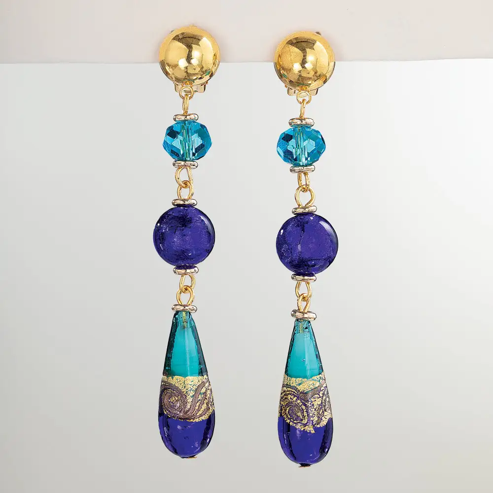 Classic Gemstone Teardrop Earrings