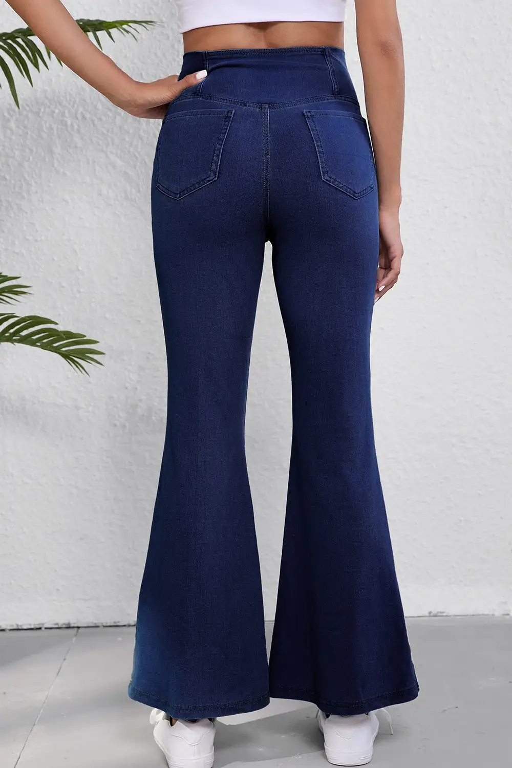 High-Waisted Flare Jeans