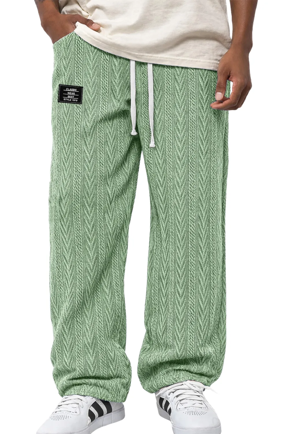 Jacquard Pull On Trousers