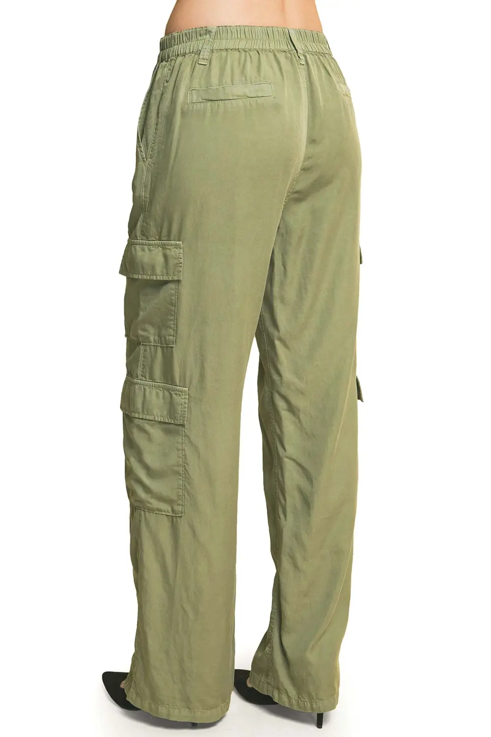 Mid Rise Cargo Pants