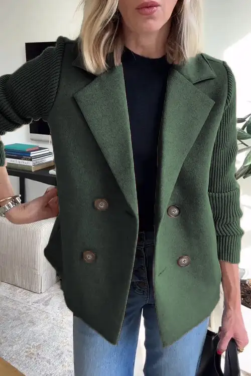 Knit Longline Blazer