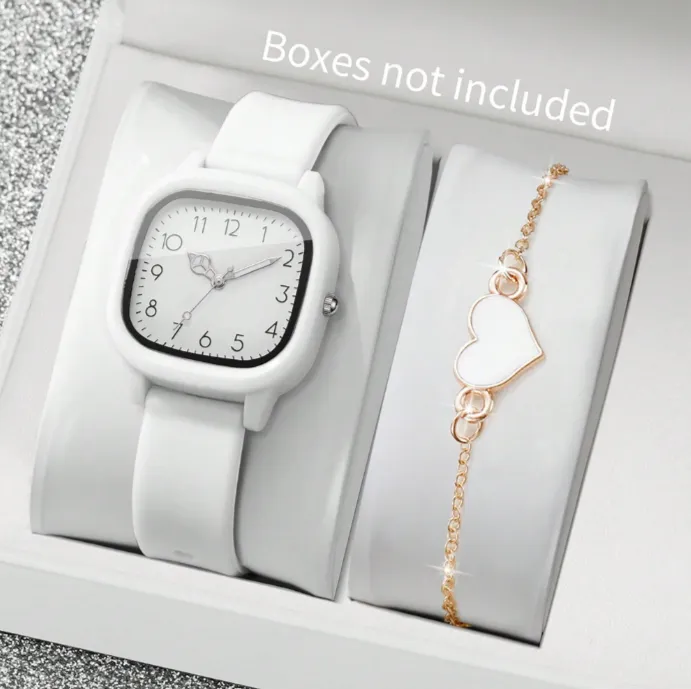 Hot Selling Women's Digital Watch, High Aesthetic Korean Style Light Luxury Fashion Sports Wrist Watch for Students