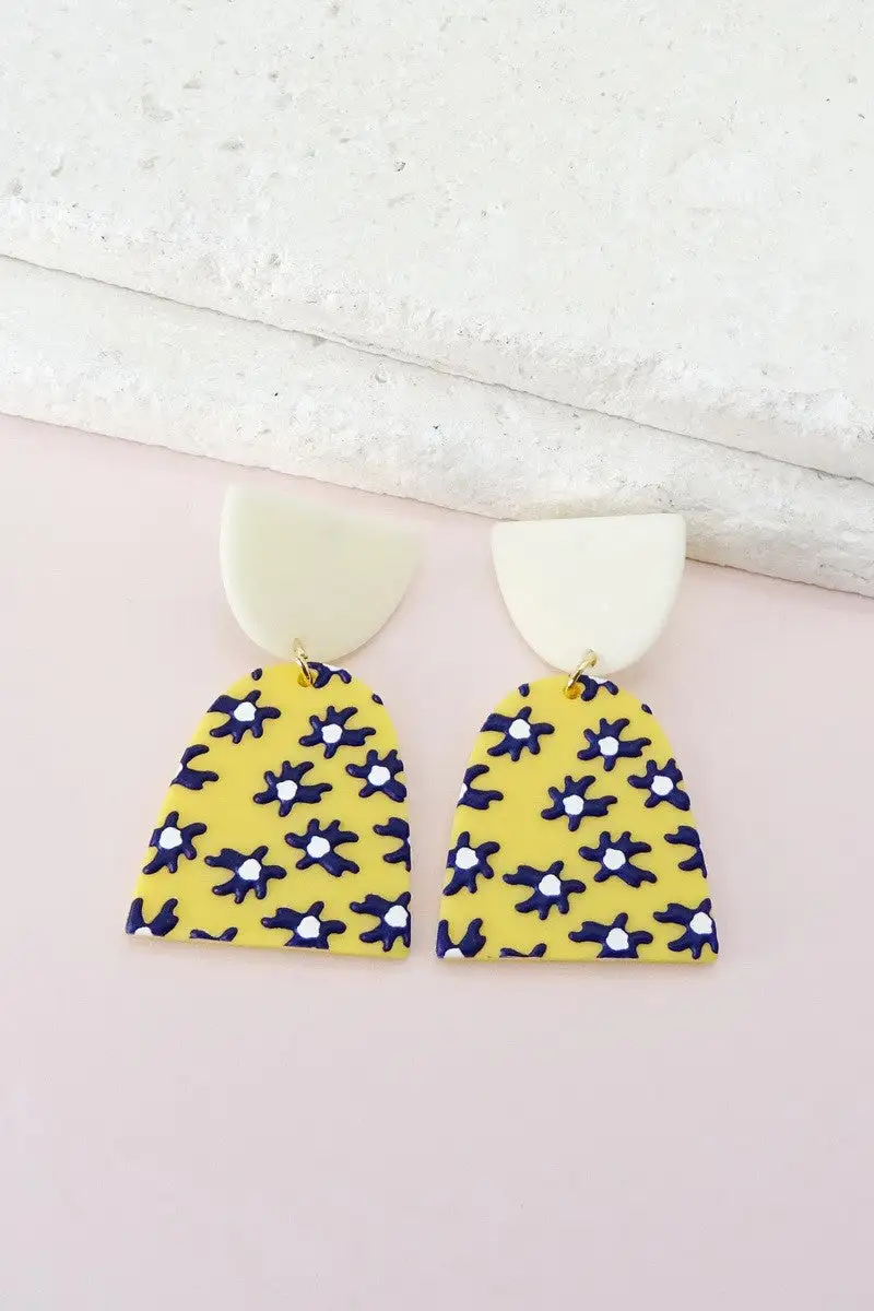 mbossed Print Color Block Geo