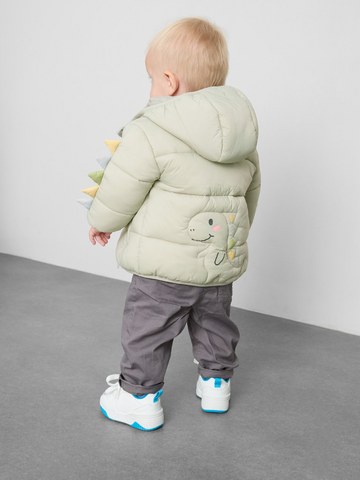 0-18mths | Zip-Up Hooded Newborn Puffer Jacket detail 1