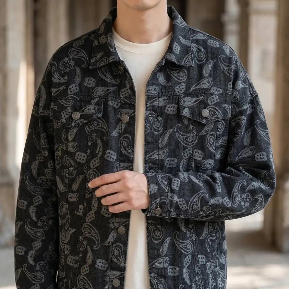 Paisley Denim Jacket