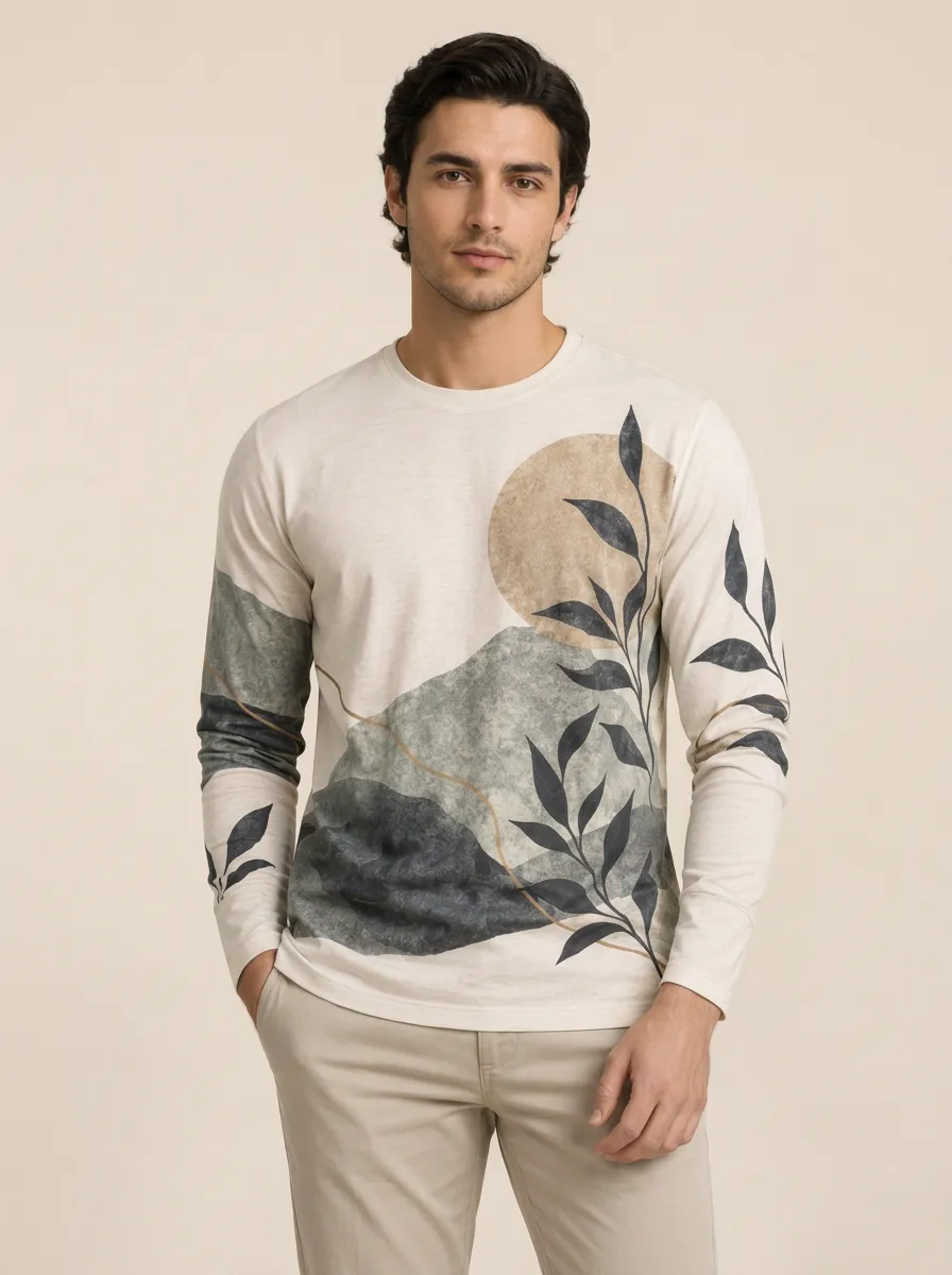 Men's Refined Layering Clean Line Long Sleeve Top