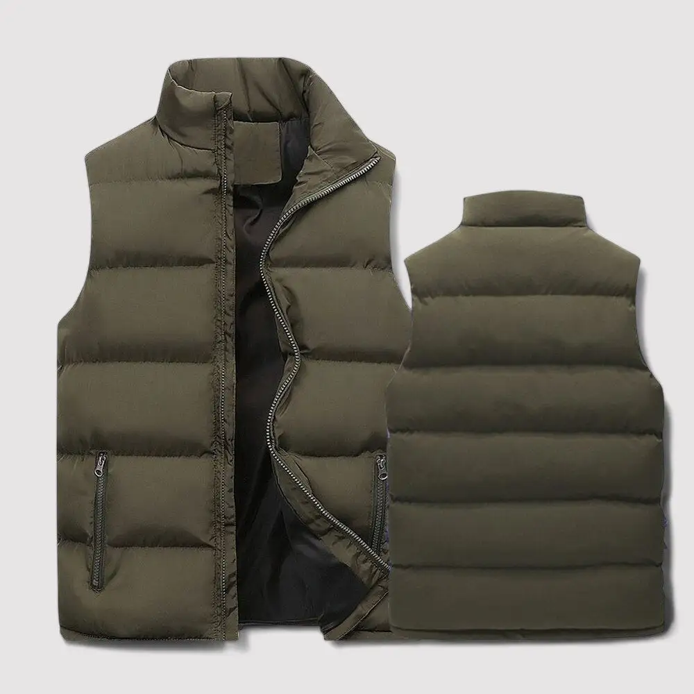 High Neck Zip Front Lightweight Sweater