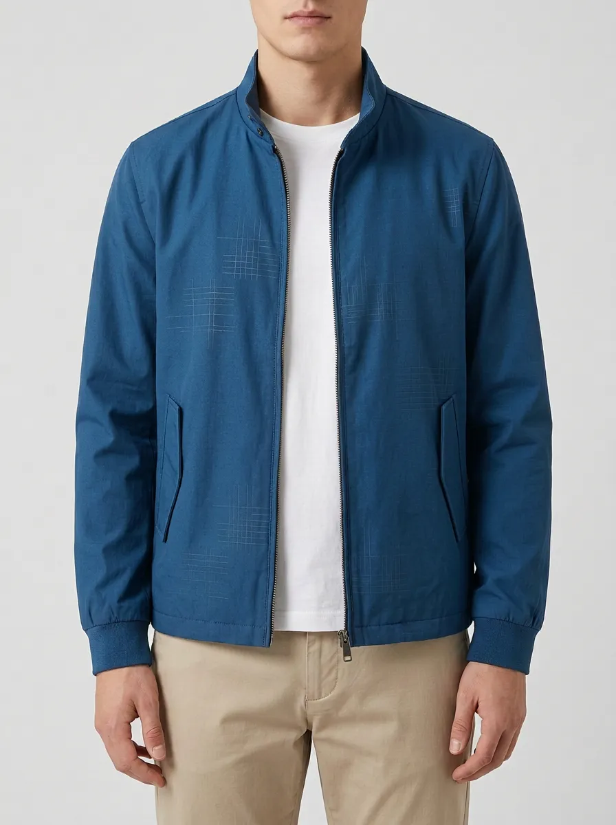 Grid Zip Jacket