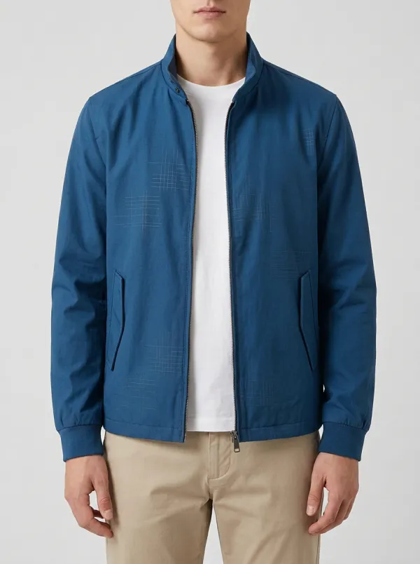 Grid Zip Jacket