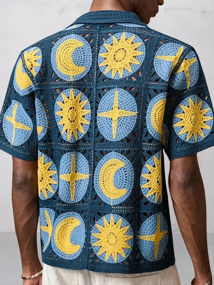 Open Stitch Utility Pocket Shirt