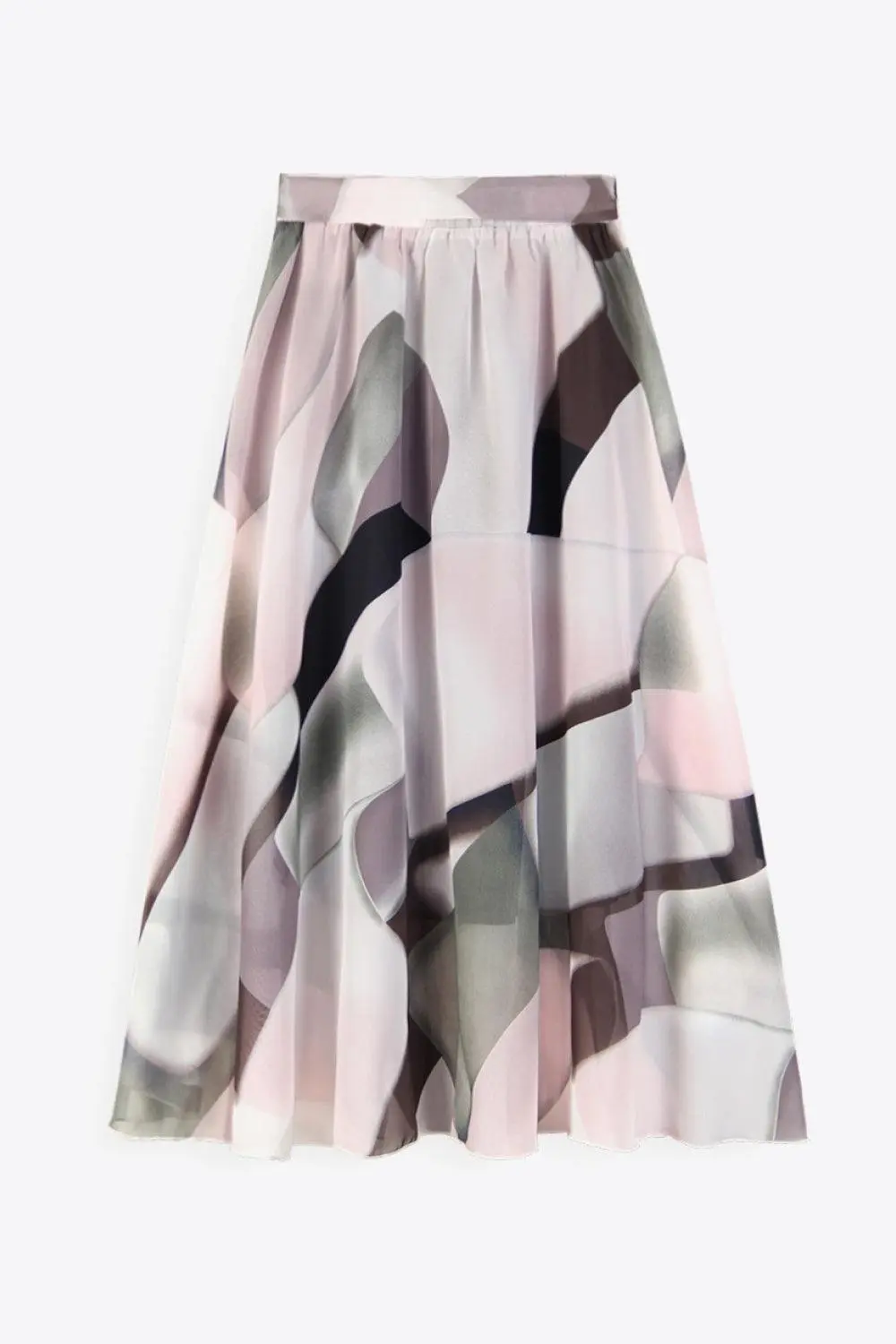 Floral Tie-Waist Skirt Maxi